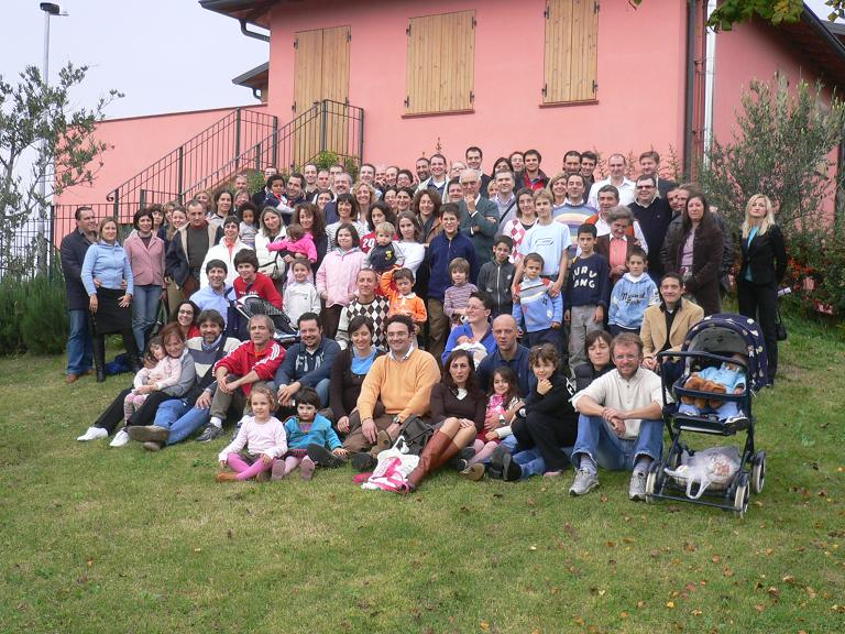 Festoso ritrovo di ex-campeggiatori al 25° anniversario del primo campeggio